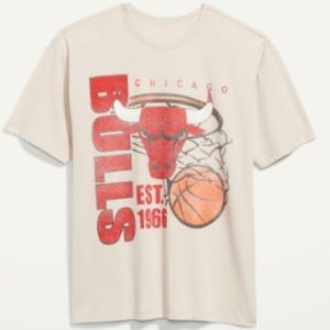 Cream Chicago Bulls Tee